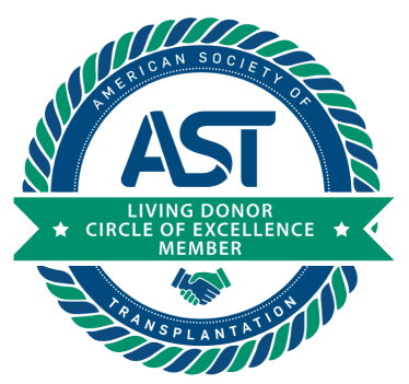 American Society of Transplantation. AST Living Donor Circle of Excellence