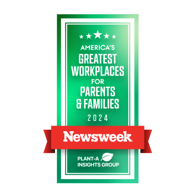 America's Greatest Workplaces for Parents & Families 2024. Newsweek Plant-A Insights Group