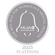 The Bell Seal for Workplace Mental Health. Mental Health America. 2025 Platinum