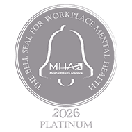 The Bell Seal for Workplace Mental Health. Mental Health America. 2025 Platinum