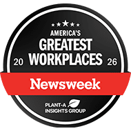 America's Greatest Workplaces 2025. Newsweek Plant-A Insights Group 